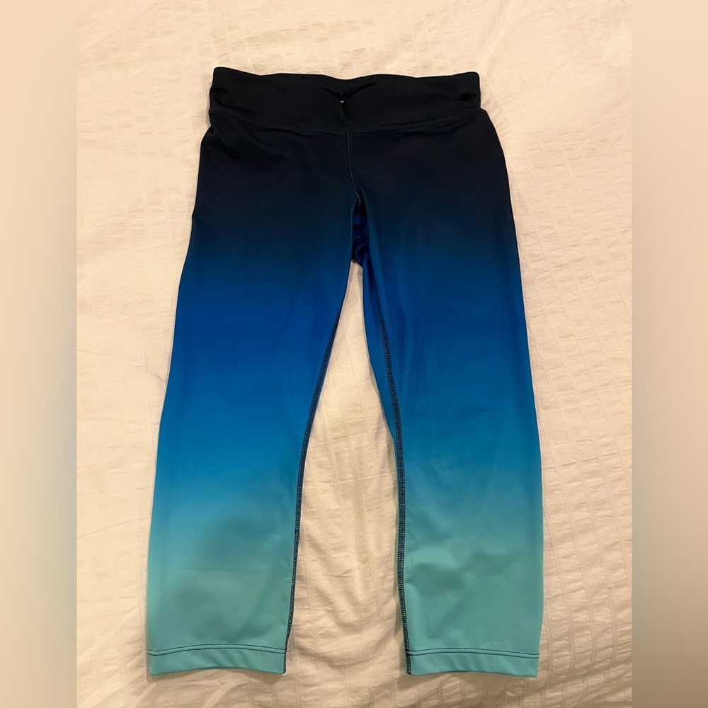 Ombré cropped leggings